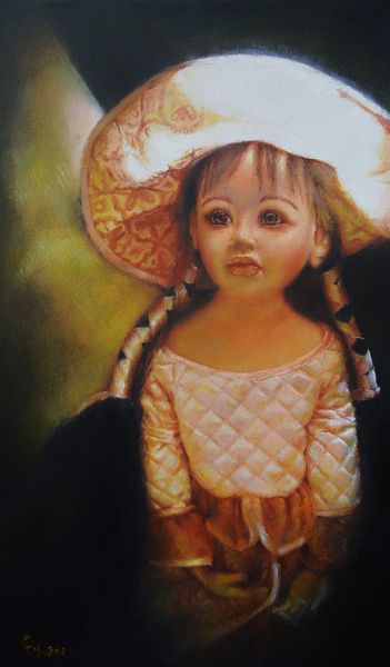 Lalka 1 (olej, 30 x 50 cm)/ Doll # 1 (oil, 30 x 50 cm)